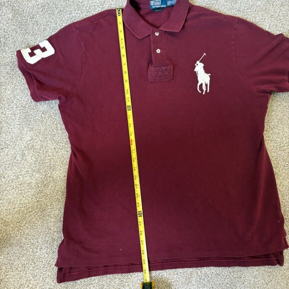 Polo Ralph Lauren big pony polo maroon Size XXL - Picture 10 of 11